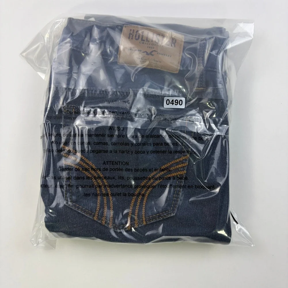 Hollister Leggings Jeans Womens 0R W24 L29 Dark Wash Low Rise Skinny Stretch